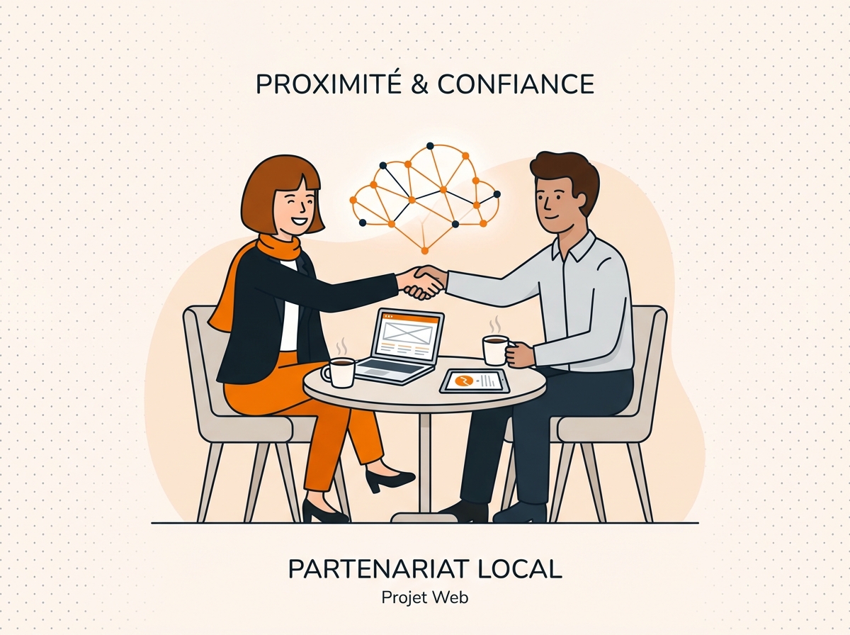 Avantages d'une agence web locale - proximité, réactivité, confiance et réseau